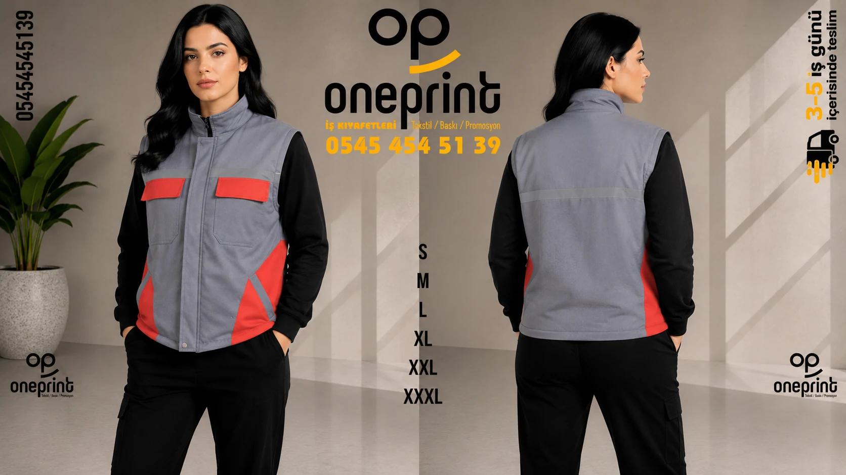 Gabardin Yelek