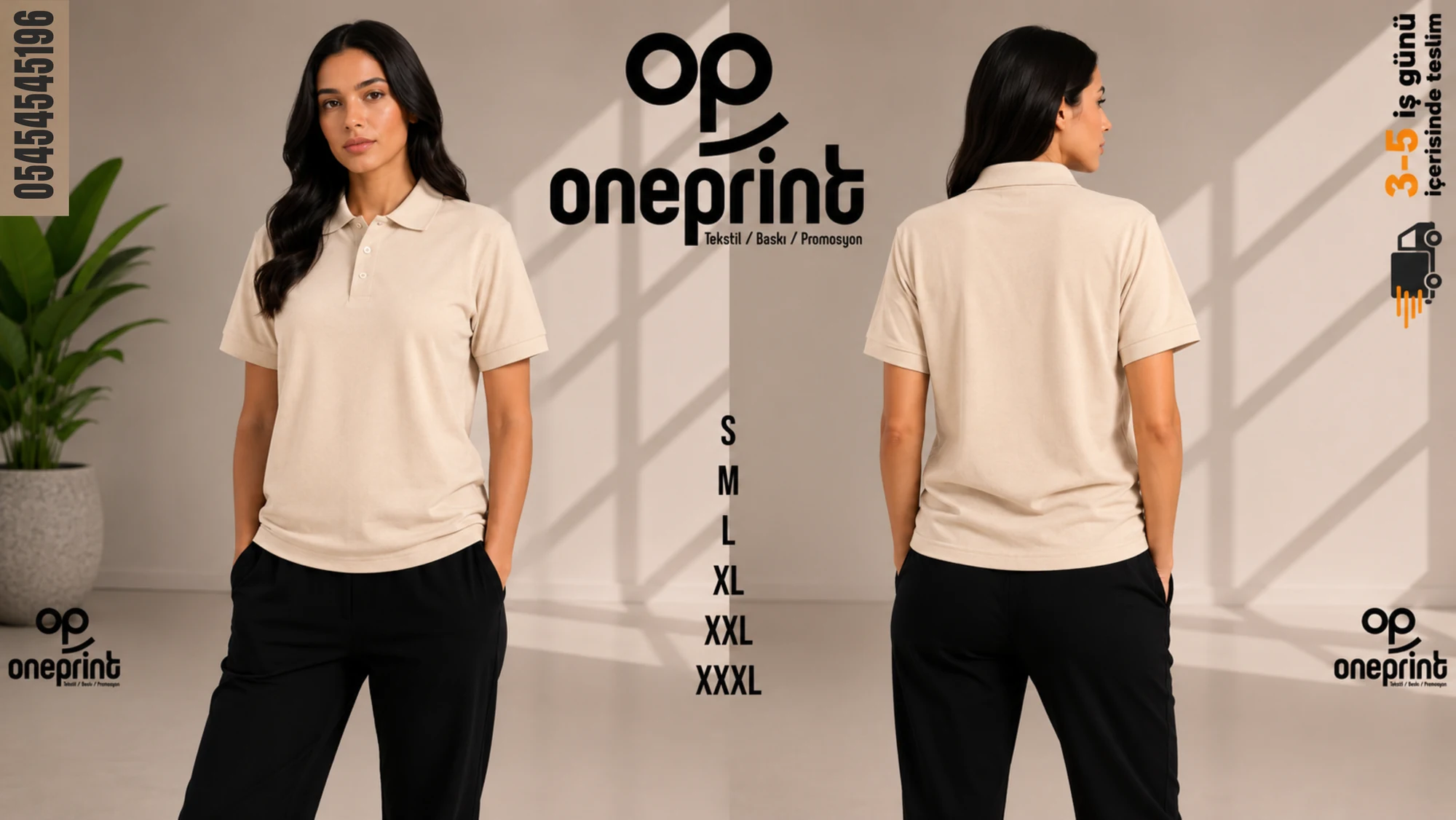 Tek Renk Polo Yaka